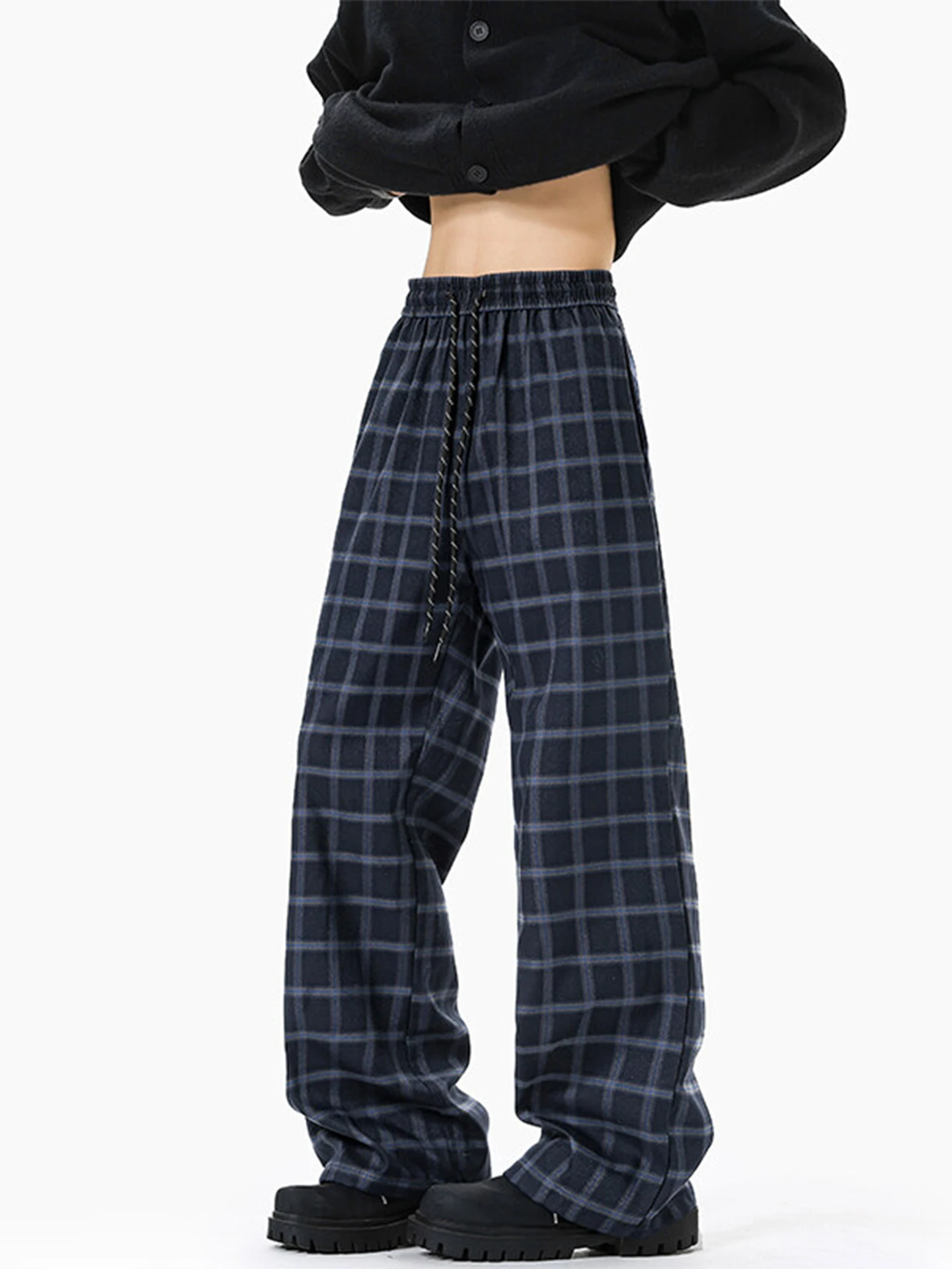 American Retro Plaid Casual Pants Men Summer Thin Trendy Loose Straight Leg Wide Leg Floor Length Trousers Breathable Comfort...
American Retro Plaid Casual Pants Men Summer Thin Trendy Loose Straight Leg Wide Leg Floor Length Trousers Breathable Comfort...