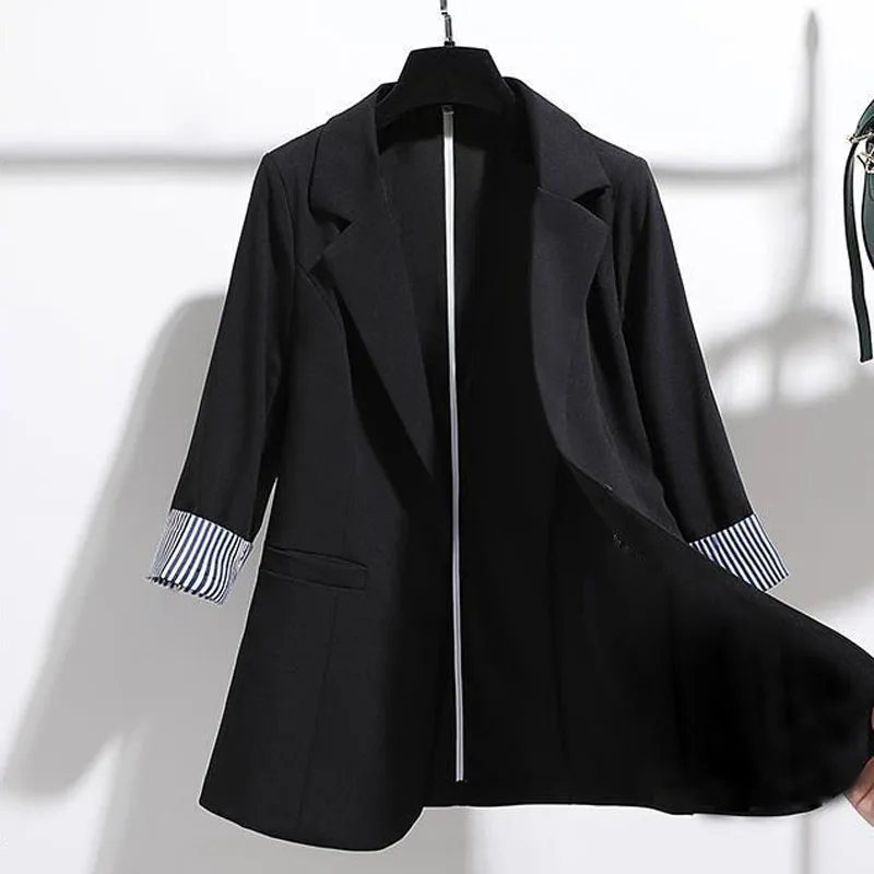 Женская куртка Slim Fit 4XL, весенняя повседневная ткань Long Sve из полиэстера, однотонная, для поездок на работу, на одной пуговице
Женская куртка Slim Fit 4XL, весенняя повседневная ткань Long Sve из полиэстера, однотонная, для поездок на работу, на одной пуговице