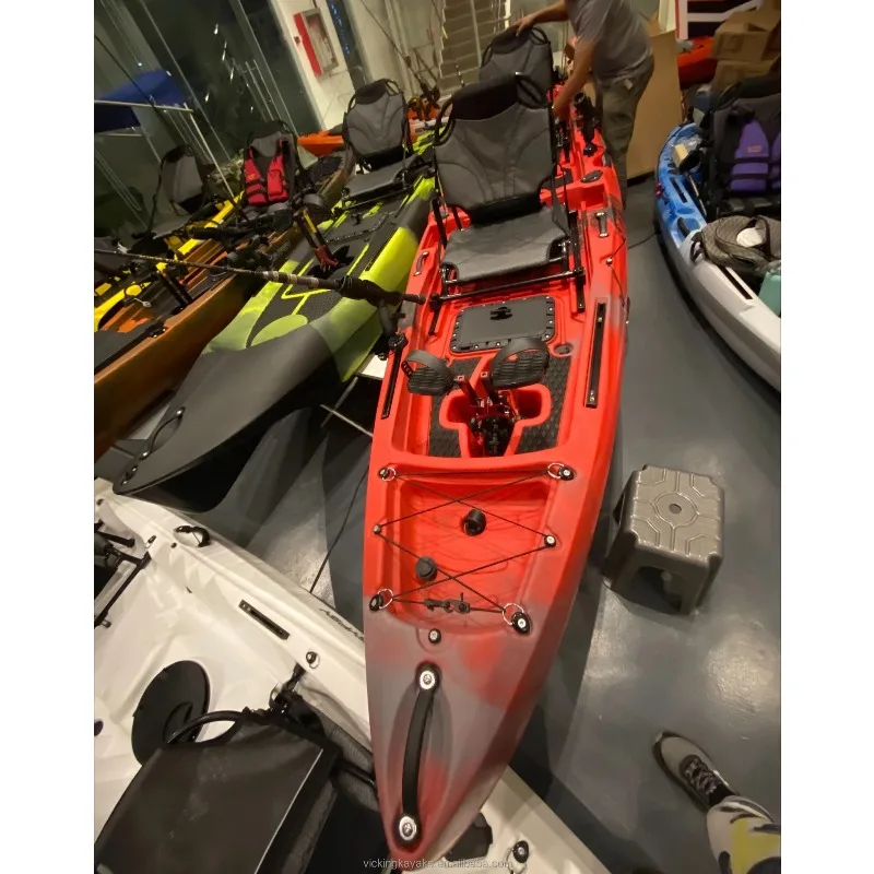 Factory Sale Various Display Racks 2-Person Pedal Sea Kayak for Fishing HDPE Hull Material with 1-Year Warranty Length 4.15M
Factory Sale Various Display Racks 2-Person Pedal Sea Kayak for Fishing HDPE Hull Material with 1-Year Warranty Length 4.15M