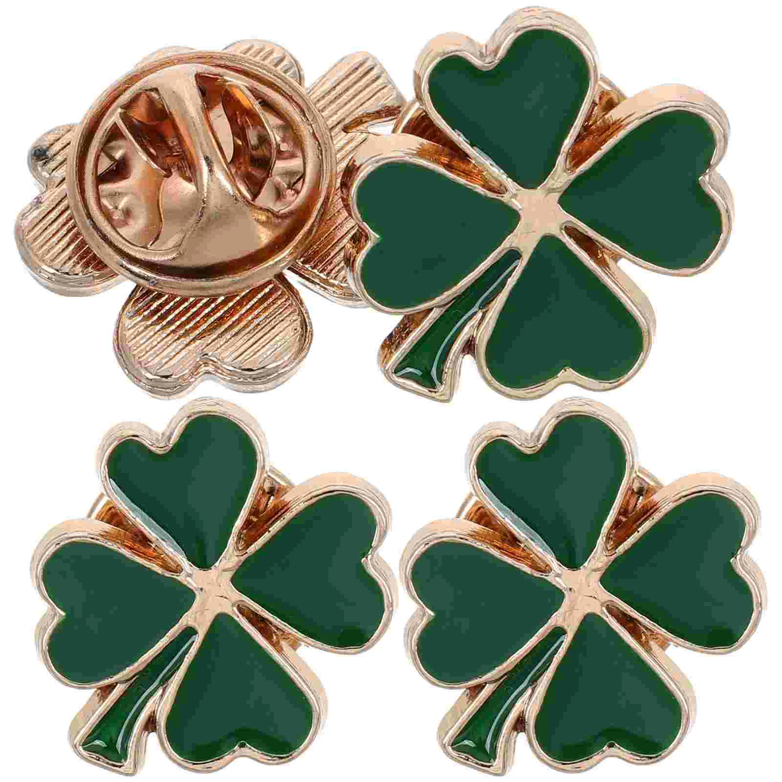 4 Pcs St Patricks Day Accessories for Women Four Leaf Brooch Cute Lapel Pins Saint
4 Pcs St Patricks Day Accessories for Women Four Leaf Brooch Cute Lapel Pins Saint