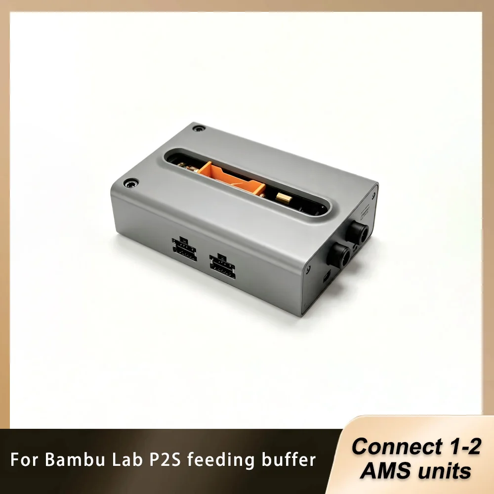 For Bambu Lab 3D Printer Parts Filament Feeding Buffer Suitable For P2S Connection 1-2 AMS Feeding Buffer Dedicated Components
For Bambu Lab 3D Printer Parts Filament Feeding Buffer Suitable For P2S Connection 1-2 AMS Feeding Buffer Dedicated Components
