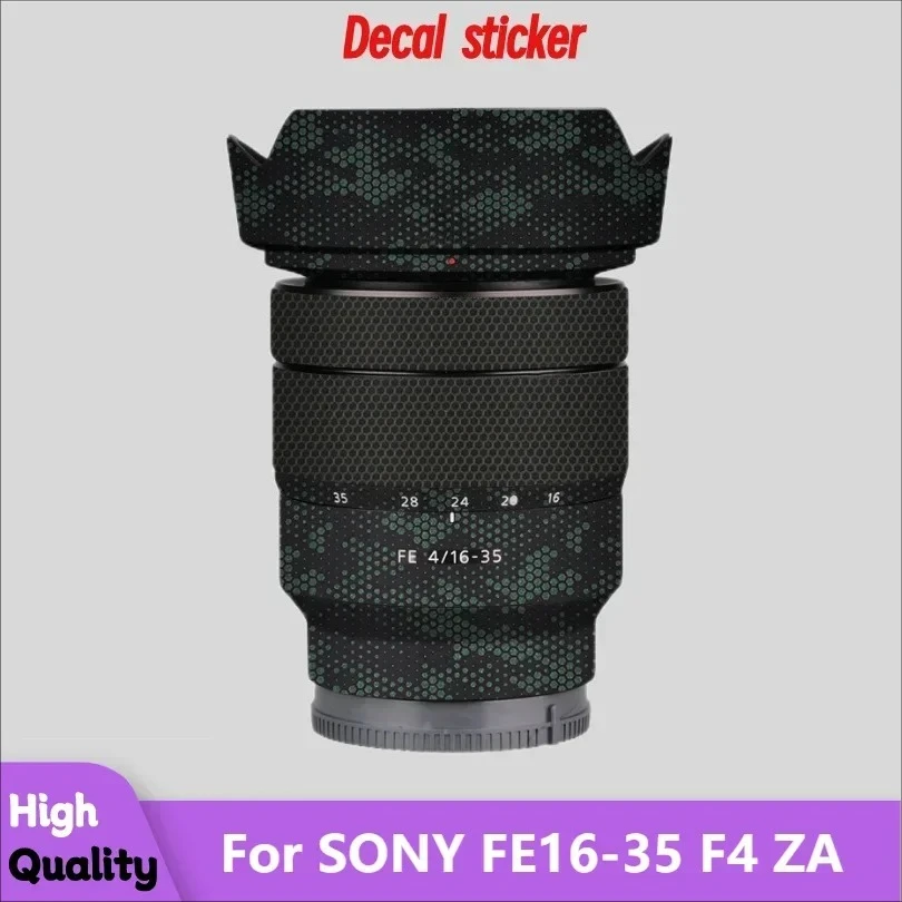 Для sony FE16-35 F4 ZA наклейка на корпус объектива защитная наклейка на кожу виниловая пленка защитное покрытие от царапин
Для sony FE16-35 F4 ZA наклейка на корпус объектива защитная наклейка на кожу виниловая пленка защитное покрытие от царапин