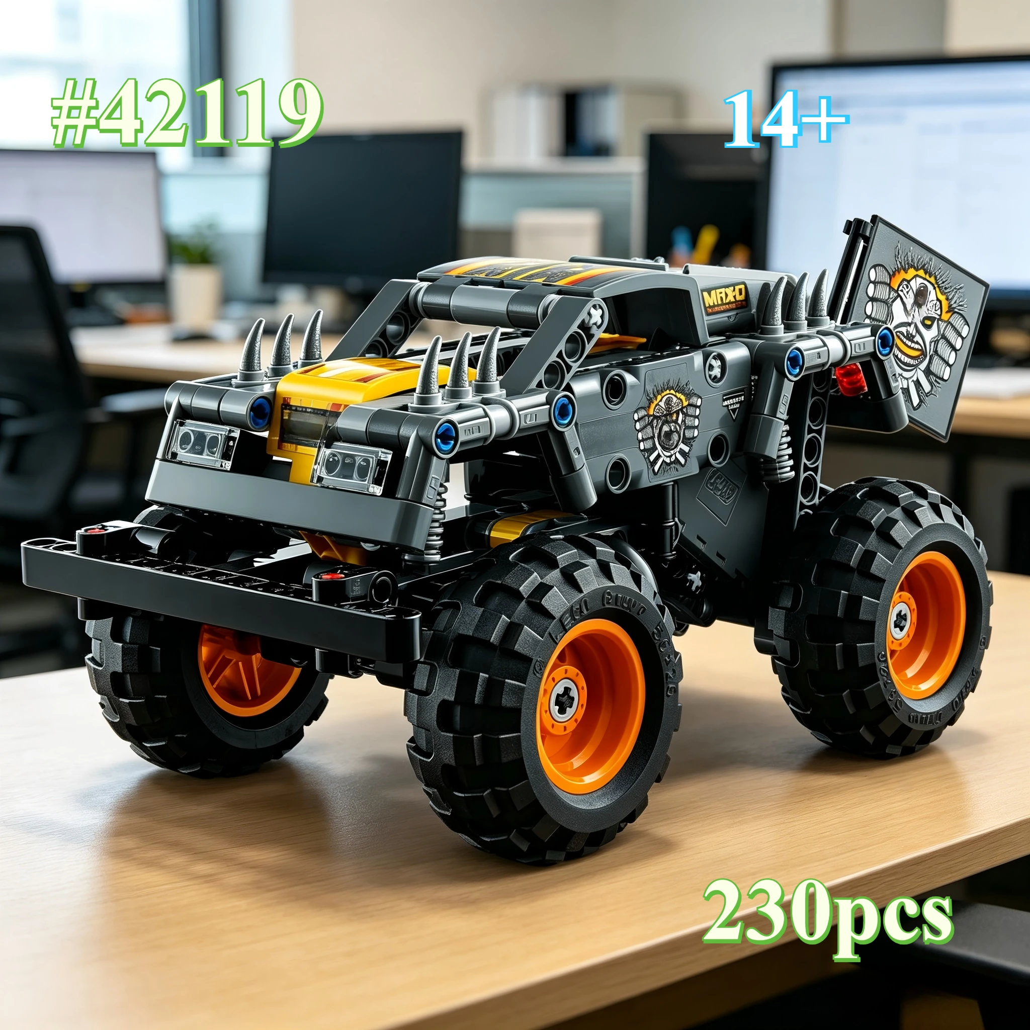 Giant-wheel Off-road Vehicle 42119 Building Blocks SetsSuitablefor BirthdayGiftsCompatiblewithLegoedParticles,230pcs.
Giant-wheel Off-road Vehicle 42119 Building Blocks SetsSuitablefor BirthdayGiftsCompatiblewithLegoedParticles,230pcs.