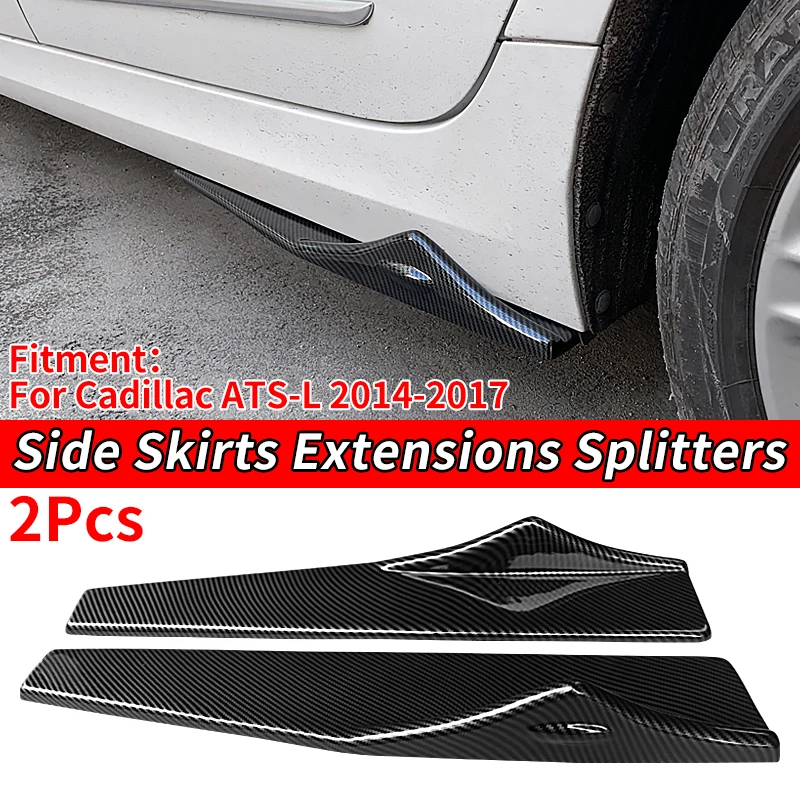 Car Side Skirts Bumper Spoiler Protective Panels Anti-crash Diffuser Lip Protector Accessorie ABS For Cadillac ATS-L 2014-2017
Car Side Skirts Bumper Spoiler Protective Panels Anti-crash Diffuser Lip Protector Accessorie ABS For Cadillac ATS-L 2014-2017