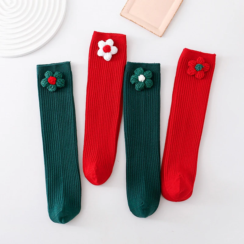 Suefunskry Kids Girls Christmas Socks Cute Crocheted Flowers Dress Socks Breathable Walking Socks for Toddler Infant
Suefunskry Kids Girls Christmas Socks Cute Crocheted Flowers Dress Socks Breathable Walking Socks for Toddler Infant