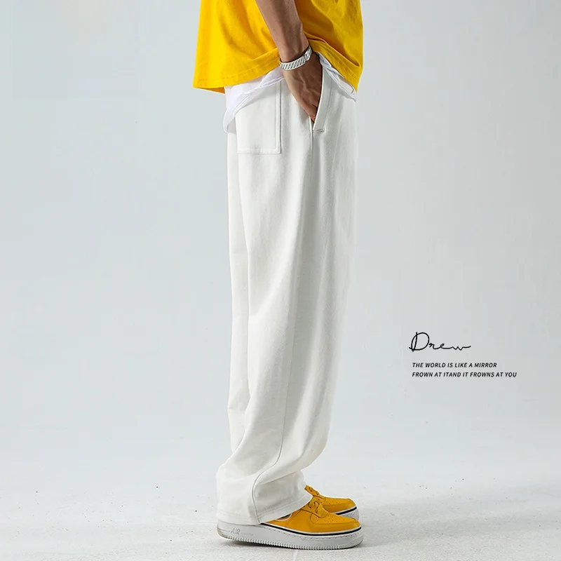 Spirit Men's American High Street Straight Leg Fce Lined Sweatpants Casual Spor Trousers for Autumn Winter
Spirit Men's American High Street Straight Leg Fce Lined Sweatpants Casual Spor Trousers for Autumn Winter