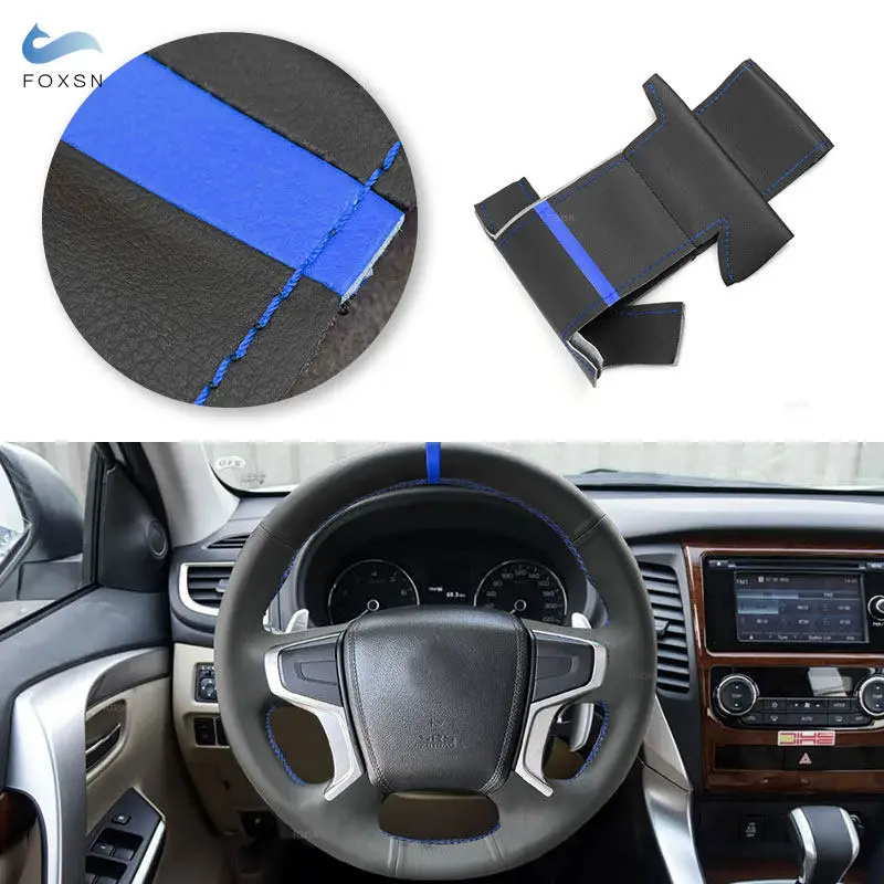 Blue line with blue strip For Mitsubishi Pajero Sport III Montero 15-22 Microfiber Leather Car-styling Steering Wheel Cover Trim
Blue line with blue strip For Mitsubishi Pajero Sport III Montero 15-22 Microfiber Leather Car-styling Steering Wheel Cover Trim