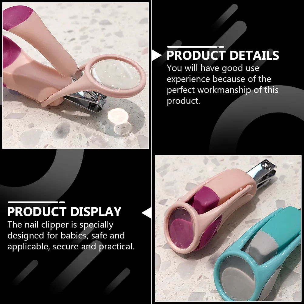 1Pcs Baby Nail Clipper Durable Magnifier Child Nail Care Safe Comfortable Grip Easy Use Environmental Friendly Toenail Clipper
1Pcs Baby Nail Clipper Durable Magnifier Child Nail Care Safe Comfortable Grip Easy Use Environmental Friendly Toenail Clipper