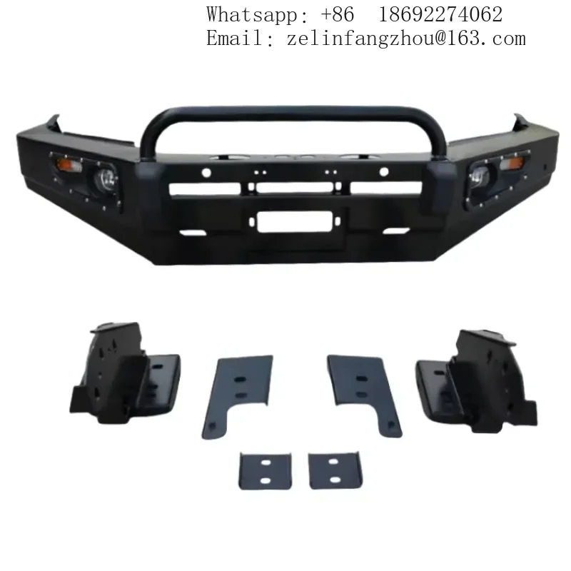 New Condition Front Bumper Bodykit Hilux Revo 2015+ Auto Spare Parts Fog Light Cut-Outs Made China Steel Car 4X4 Upgrade
New Condition Front Bumper Bodykit Hilux Revo 2015+ Auto Spare Parts Fog Light Cut-Outs Made China Steel Car 4X4 Upgrade