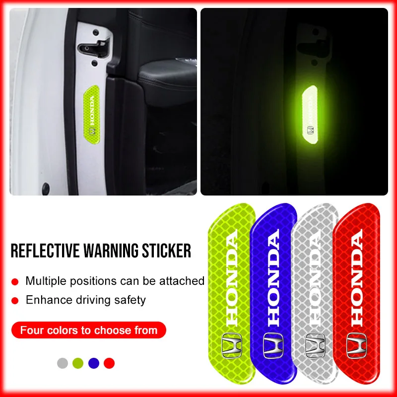 4PCS Car Door Safety Warning Reflective Mark Sticker Emblem For Honda Civic XR-V HR-V City Accord Odyssey Spirior CRV Jazz
4PCS Car Door Safety Warning Reflective Mark Sticker Emblem For Honda Civic XR-V HR-V City Accord Odyssey Spirior CRV Jazz
