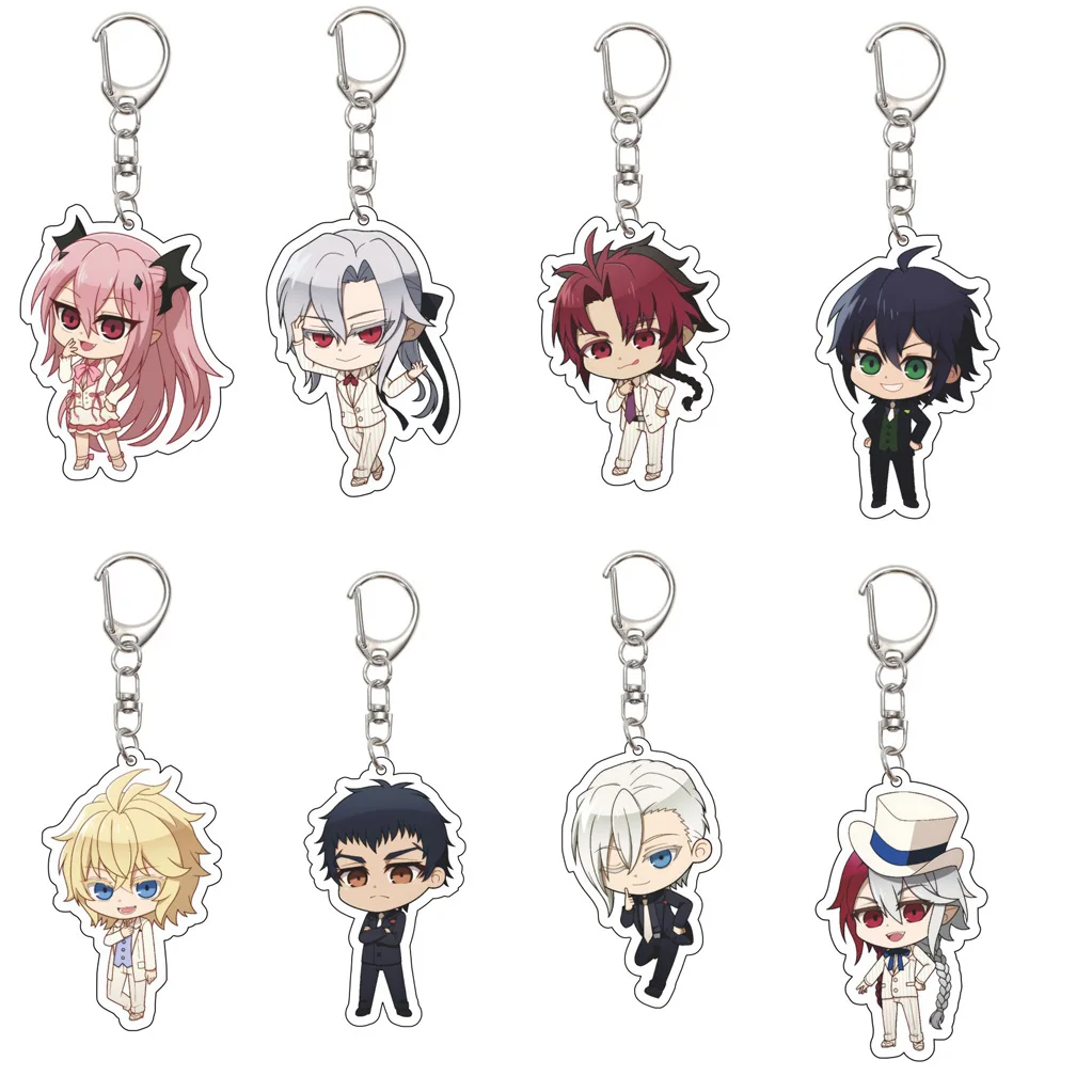 55MM Anime Seraph of the End Keychain Hyakuya Yūichirō Guren Ichinose Mikaela Hyakuya Ferid·Bathory Keychain Christmas Gifts
55MM Anime Seraph of the End Keychain Hyakuya Yūichirō Guren Ichinose Mikaela Hyakuya Ferid·Bathory Keychain Christmas Gifts