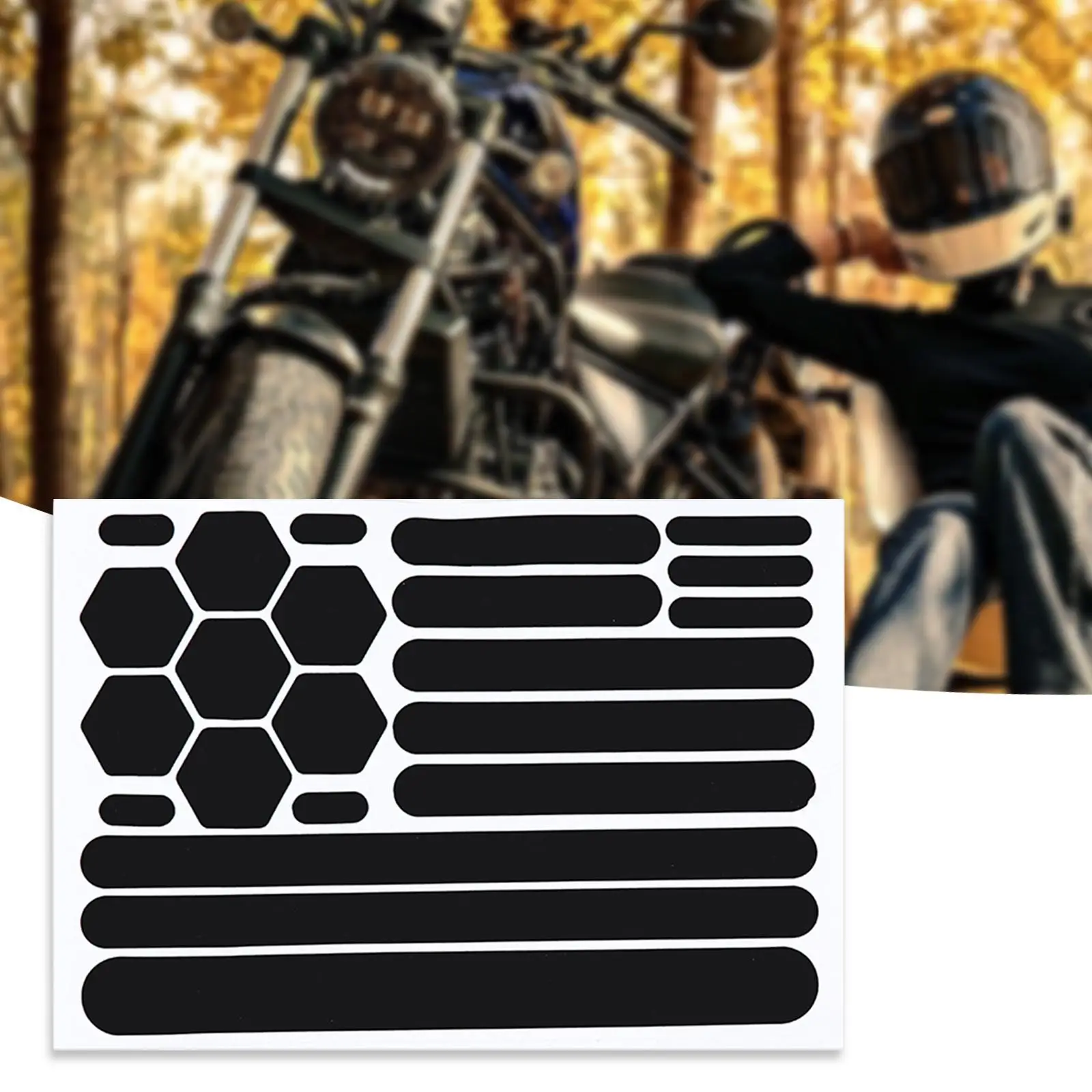 Reflective Stickers Motorcycle Sticker Waterproof Decorative Reflective Gear Motorcycle Reflective Tape for Bicycle Cars
Reflective Stickers Motorcycle Sticker Waterproof Decorative Reflective Gear Motorcycle Reflective Tape for Bicycle Cars