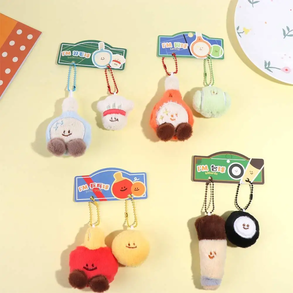 Billiards Racket Plush Pendant Tennis Plushies Table Tennis Doll Keyrings Soft Fluffy Badminton Plush Doll Kids Toys Present
Billiards Racket Plush Pendant Tennis Plushies Table Tennis Doll Keyrings Soft Fluffy Badminton Plush Doll Kids Toys Present