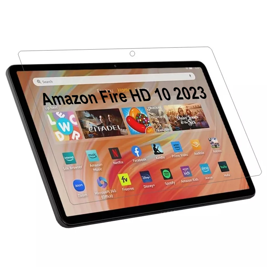 For Amazon Fire HD 10 2023 Tempered Glass Screen Protector 10.1 Inch Tablet Anti Scratch Clear Protective Film
For Amazon Fire HD 10 2023 Tempered Glass Screen Protector 10.1 Inch Tablet Anti Scratch Clear Protective Film