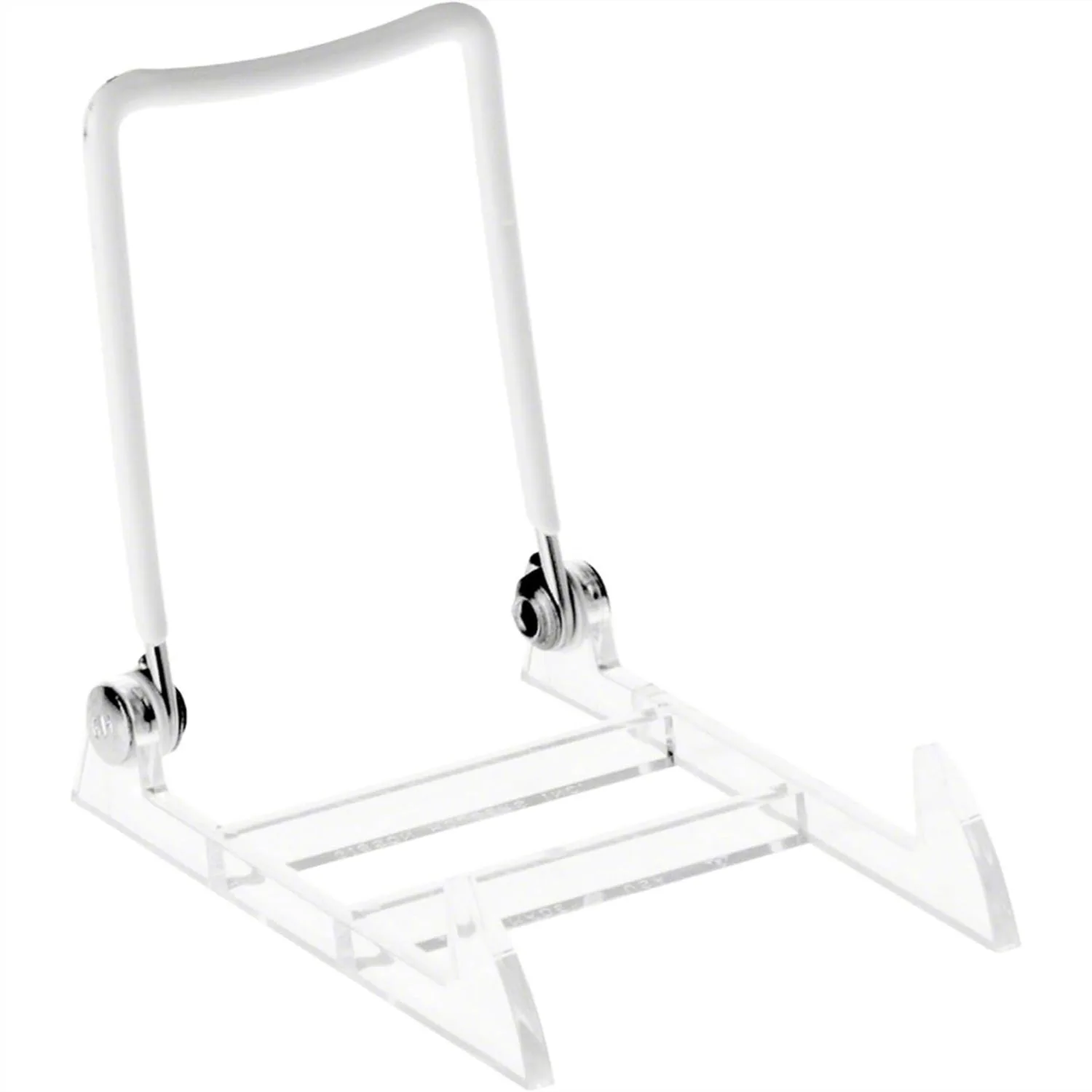 Adjustable White Wire and Clear Acrylic Display Easel 2.75x3.75x3.5 Inch Pack of 3 for Photos Art Cards
Adjustable White Wire and Clear Acrylic Display Easel 2.75x3.75x3.5 Inch Pack of 3 for Photos Art Cards