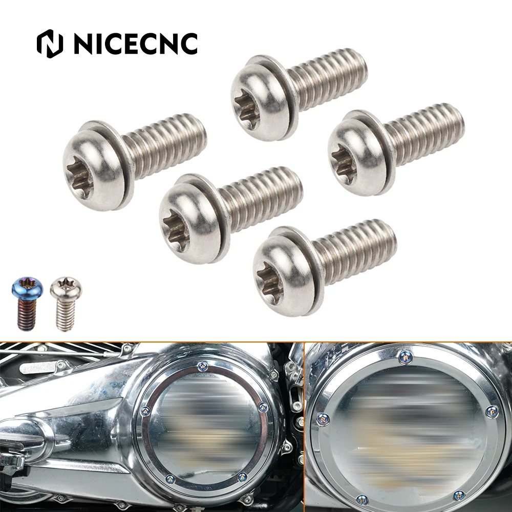 For Harley Street Glide FLHX 2008-2022 Special FLHXS 18-23 CVO Street Glide FLHXSE 2015-2022 Titanium Alloy Derby Cover Screws
For Harley Street Glide FLHX 2008-2022 Special FLHXS 18-23 CVO Street Glide FLHXSE 2015-2022 Titanium Alloy Derby Cover Screws