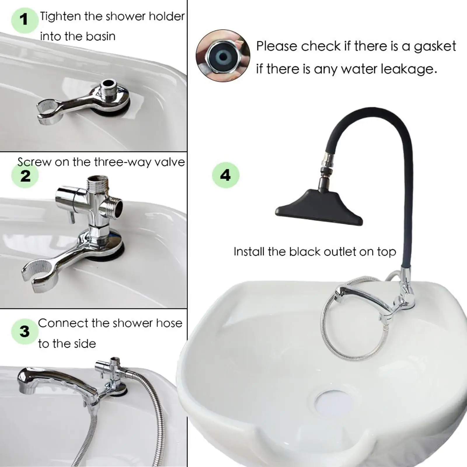 Hair Spa Waterfall Shower Head for Shampoo Sink ,Flexible Professional Water
Hair Spa Waterfall Shower Head for Shampoo Sink ,Flexible Professional Water