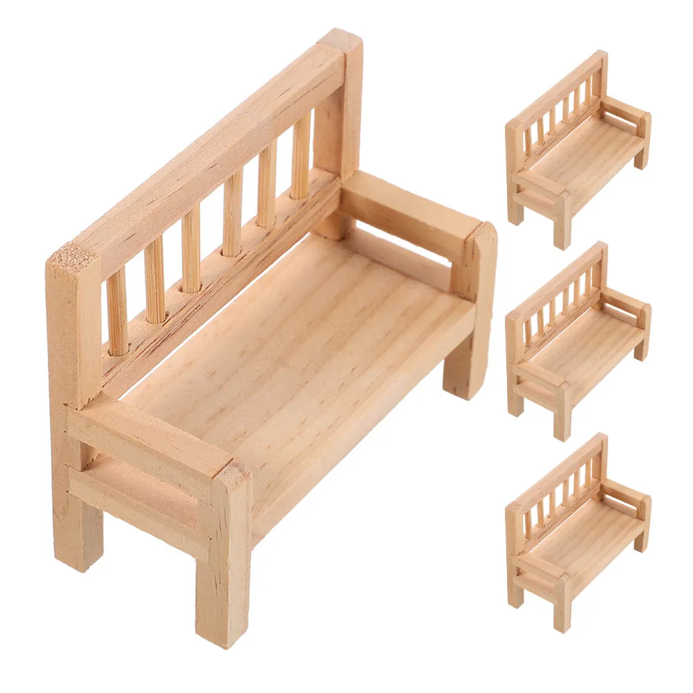4 Pcs House Furnishings Dollhouse Benches Living Room Furniture Chair Miniature Kitchen Accessories
4 Pcs House Furnishings Dollhouse Benches Living Room Furniture Chair Miniature Kitchen Accessories