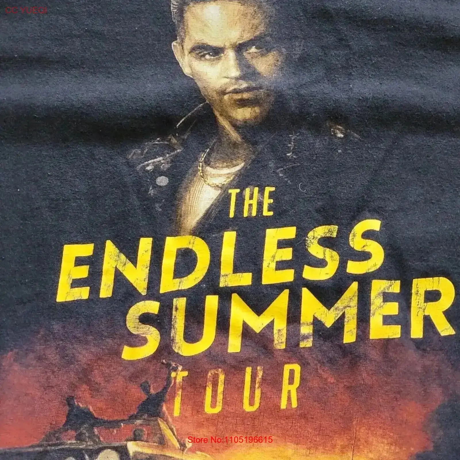Футболка G Eazy The Endless Summer Tour, черная, средняя, предварительно собственная, винтажный стираный топ для повседневной носки, унисекс, универсальная, удобная
Футболка G Eazy The Endless Summer Tour, черная, средняя, предварительно собственная, винтажный стираный топ для повседневной носки, унисекс, универсальная, удобная
