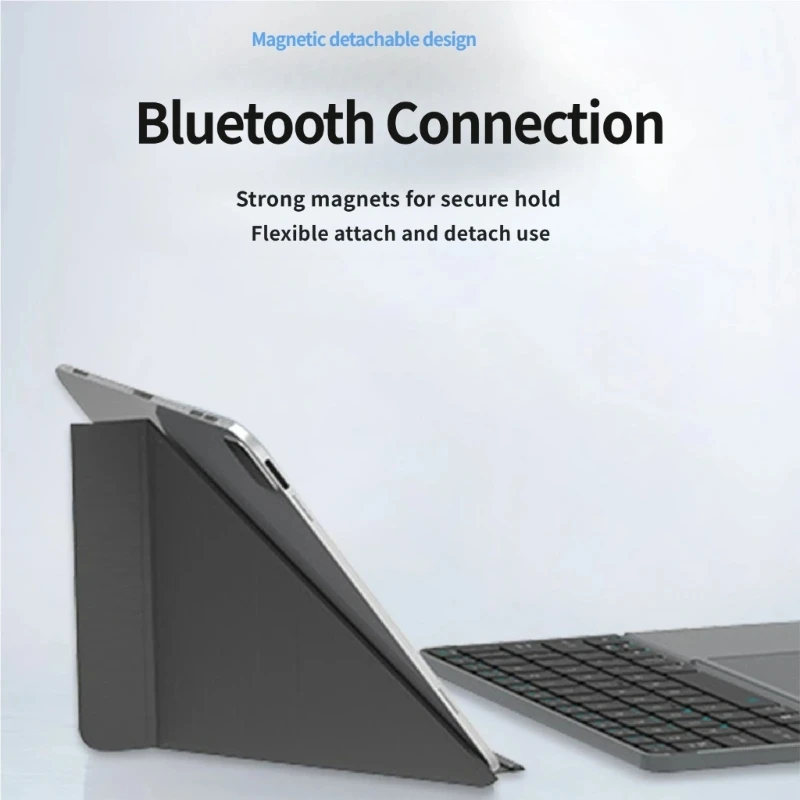 Wireless Bluetooth-Compatible Book Foldable Touch Keyboard Case With Detachable Leather Stand For Tablets And Laptops K1KF
Wireless Bluetooth-Compatible Book Foldable Touch Keyboard Case With Detachable Leather Stand For Tablets And Laptops K1KF
