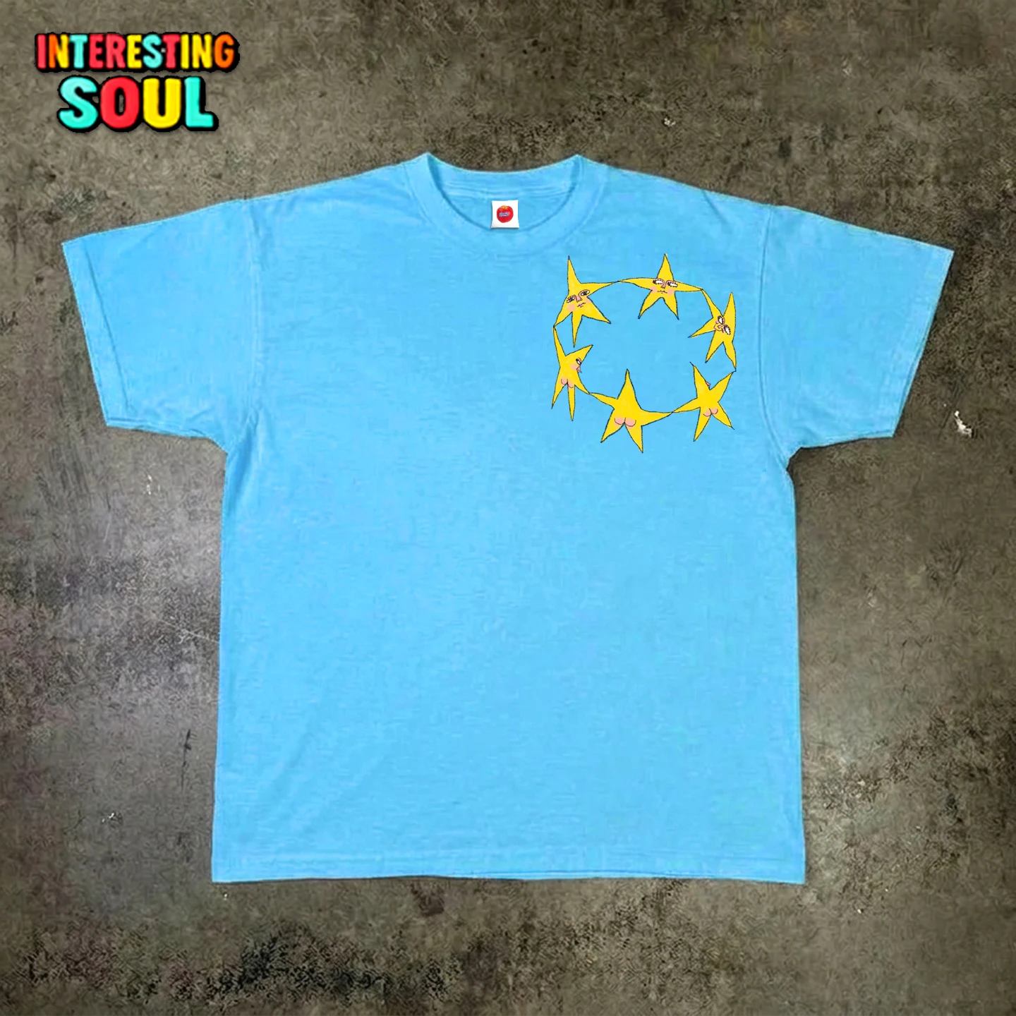 Summer Atmosphere Treasure Shop Artistic Short Sleeve T-Shirt Interesting Soul High-End Fashion Popular Casual Wear Top
Summer Atmosphere Treasure Shop Artistic Short Sleeve T-Shirt Interesting Soul High-End Fashion Popular Casual Wear Top