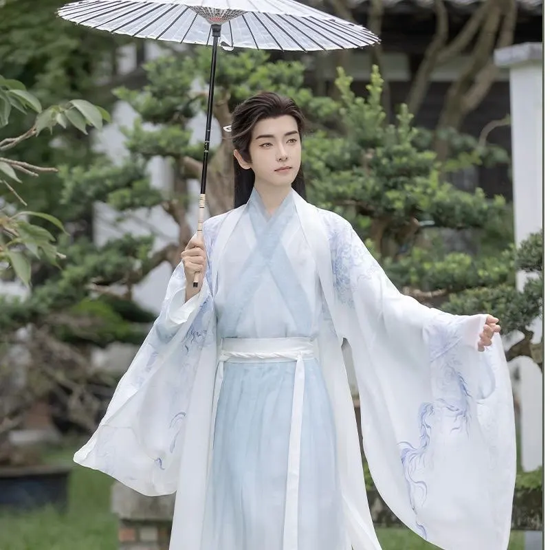 Large Size 3XL Hanfu Men Chinese Traditional White Hanfu Male Halloween Carnival Cosplay Costume Ancient Hanfu Suit Plus Size
Large Size 3XL Hanfu Men Chinese Traditional White Hanfu Male Halloween Carnival Cosplay Costume Ancient Hanfu Suit Plus Size