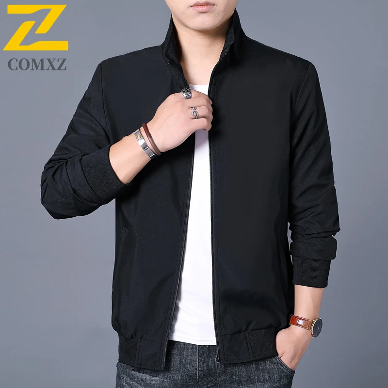 Spring Men's Thin Jacket High-quality Casual Outdoor Men Business Stand Collar Coat Simple and Versatile Black Waterproof Jacket
Spring Men's Thin Jacket High-quality Casual Outdoor Men Business Stand Collar Coat Simple and Versatile Black Waterproof Jacket