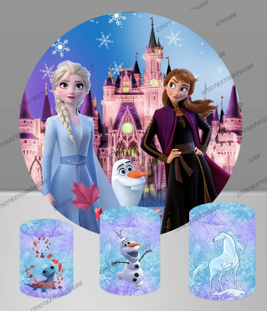 Frozen Birthday Photo Backdrop Round&Cylinder Cover Photo Background Baby Shower Photography Backdrop
Frozen Birthday Photo Backdrop Round&Cylinder Cover Photo Background Baby Shower Photography Backdrop