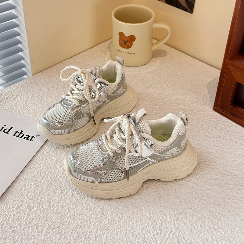 Kids' Spring Summer Dad Sneakers 2026 New Sports Shoes Soft Bottom Anti-slip Breathable Mesh Running Casual Versatile Sandals
Kids' Spring Summer Dad Sneakers 2026 New Sports Shoes Soft Bottom Anti-slip Breathable Mesh Running Casual Versatile Sandals