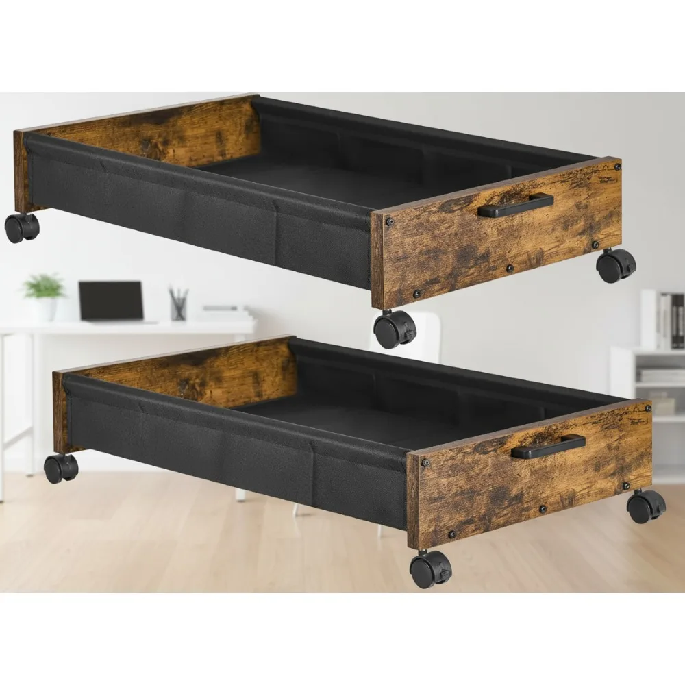 Ящики для хранения под кроватью с колесиками, деревянный органайзер для обуви, экономия места в деревенском коричневом стиле, 30 л
Ящики для хранения под кроватью с колесиками, деревянный органайзер для обуви, экономия места в деревенском коричневом стиле, 30 л