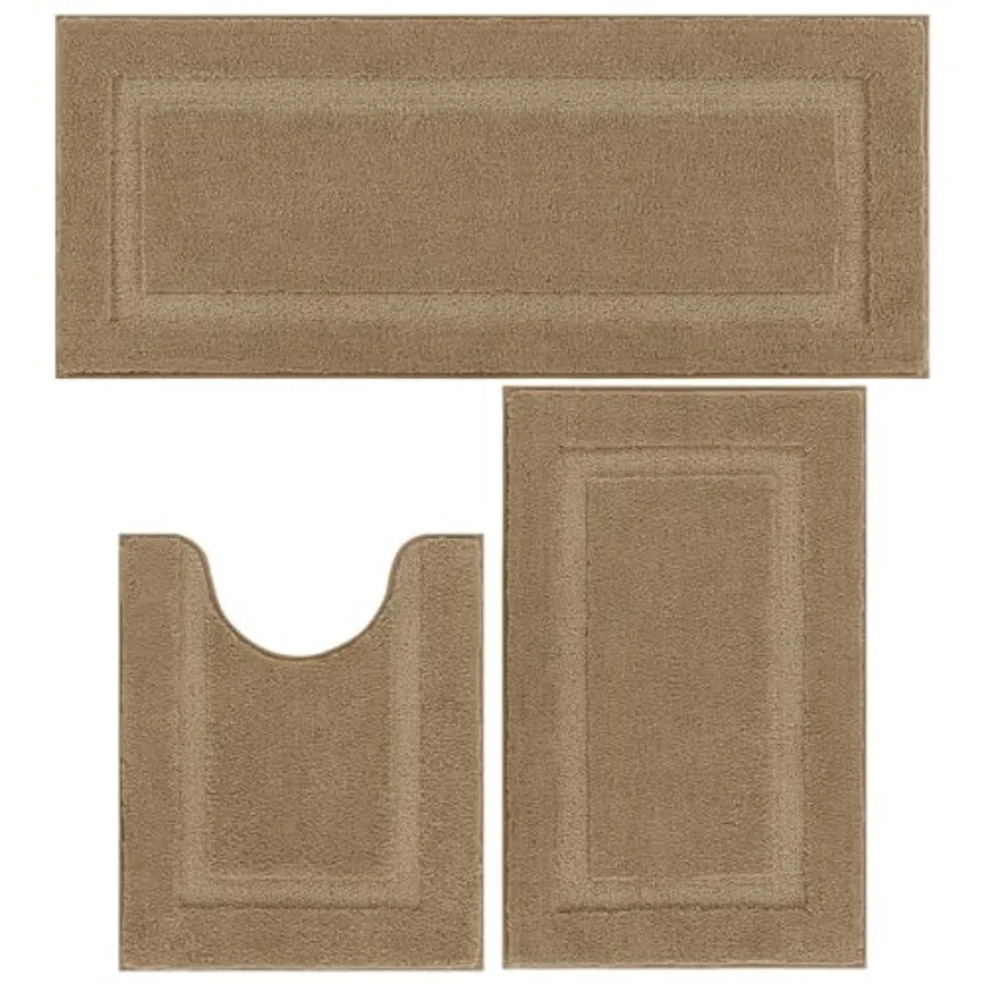 Soft Fluffy Bathroom Rugs Sets 3 Pieces with Runner Bath Mats U Shape Toilet Rugs, Non Slip Washable Bath Rugs, Absorbent Bathr
Soft Fluffy Bathroom Rugs Sets 3 Pieces with Runner Bath Mats U Shape Toilet Rugs, Non Slip Washable Bath Rugs, Absorbent Bathr