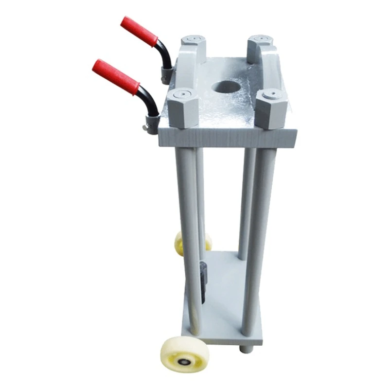 Pneumatic steering knuckle vertical shaft disassembly and assembly machine rack, kingpin bearing press rack
Pneumatic steering knuckle vertical shaft disassembly and assembly machine rack, kingpin bearing press rack