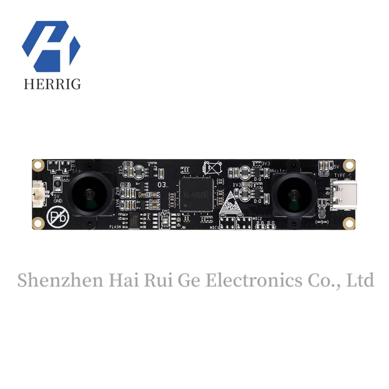 Weixue OS02G10 2MP USB stereo camera Synchronized frame output / Distortion-free lens
Weixue OS02G10 2MP USB stereo camera Synchronized frame output / Distortion-free lens