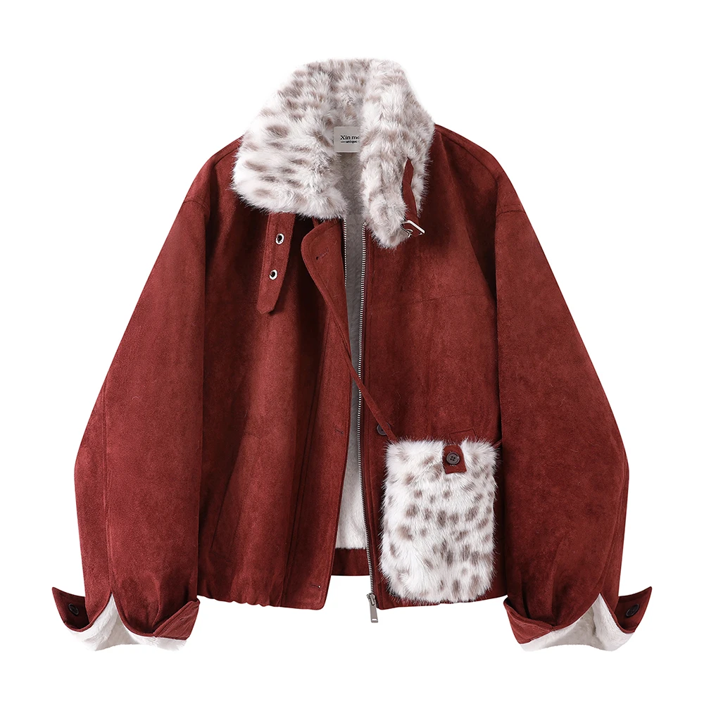 Women’s Woolen Coat Oversized Winter Coat Thick Warm Open Front Jacket with Turn-Up Sleeves, Casual Loose Outerwear
Women’s Woolen Coat Oversized Winter Coat Thick Warm Open Front Jacket with Turn-Up Sleeves, Casual Loose Outerwear