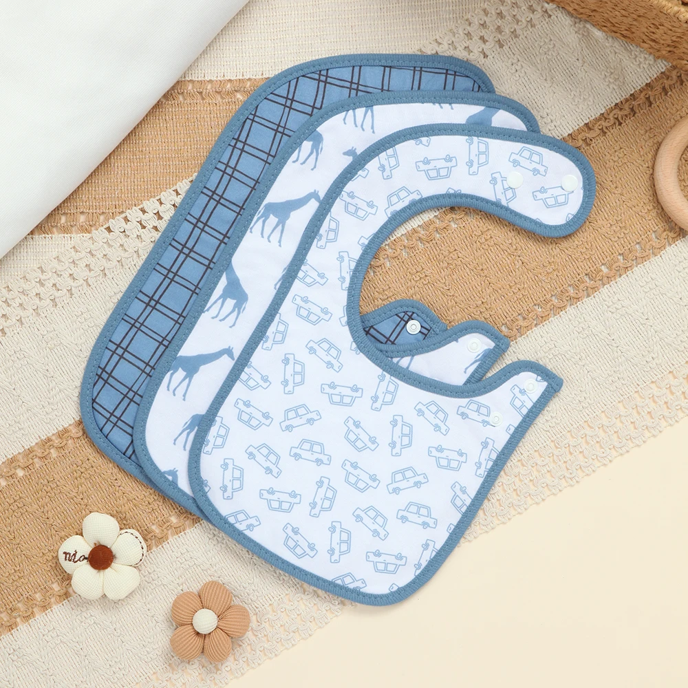 Набор из 3 впитывающих слюнявчиков для мальчиков, мягкие детские слюнявчики для прорезывания зубов, аксессуары для ухода за младенцами (с принтом автомобиля)
Набор из 3 впитывающих слюнявчиков для мальчиков, мягкие детские слюнявчики для прорезывания зубов, аксессуары для ухода за младенцами (с принтом автомобиля)