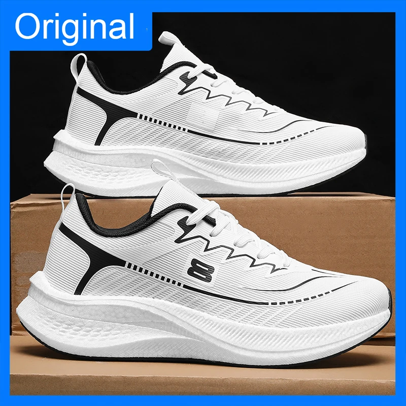 Men Sneakers Fashion Lace Up Mesh Breathable Light Outdoor Running Flat Bottomed Cushioning Anti Slip Daily Jogging Sports Shoes
Men Sneakers Fashion Lace Up Mesh Breathable Light Outdoor Running Flat Bottomed Cushioning Anti Slip Daily Jogging Sports Shoes
