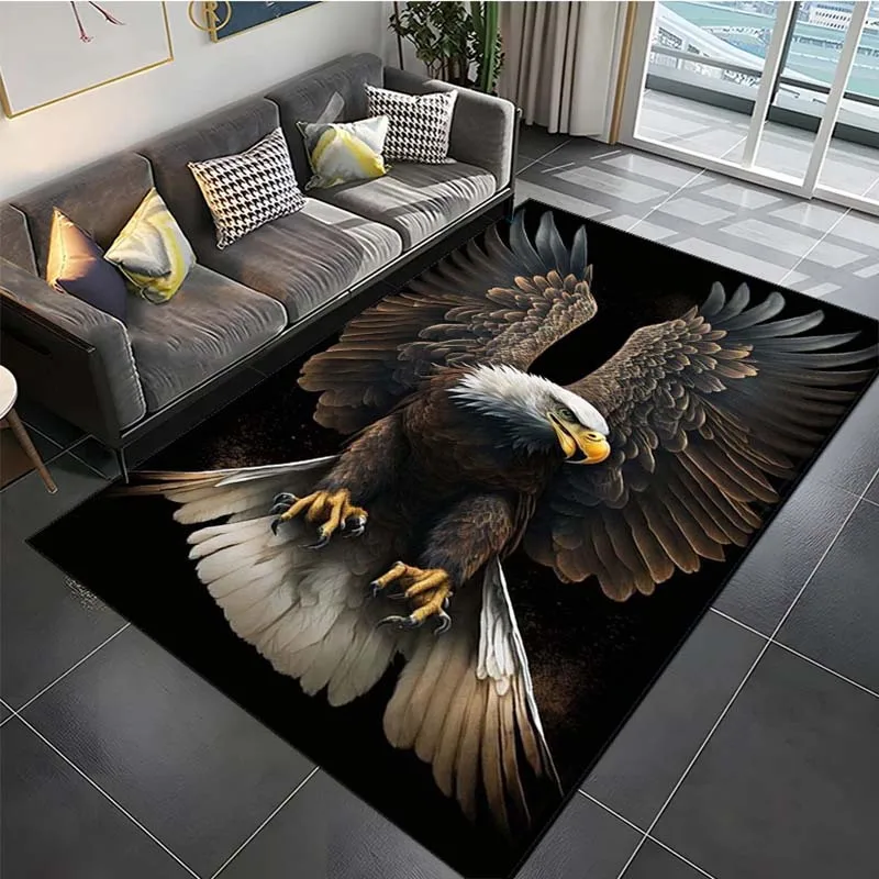 Crystal Velvet Flying Eagle Print Carpet for Bedroom, Living Room, Home Decor, Non-Slip Mat, Bedside Rug, Office Chair M
Crystal Velvet Flying Eagle Print Carpet for Bedroom, Living Room, Home Decor, Non-Slip Mat, Bedside Rug, Office Chair M
