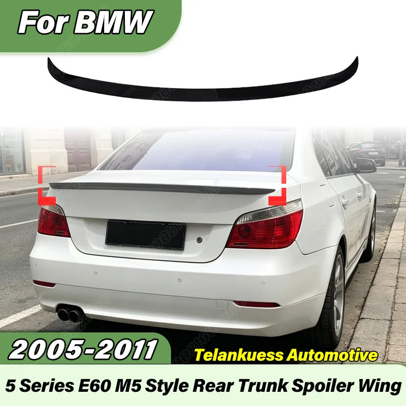 For BMW 5 Series E60 2005 2006 2007 2008 2009 2010 2011 Car Rear Trunk Spoiler Sports Racing Lip Spoiler Body Modification Kit
For BMW 5 Series E60 2005 2006 2007 2008 2009 2010 2011 Car Rear Trunk Spoiler Sports Racing Lip Spoiler Body Modification Kit