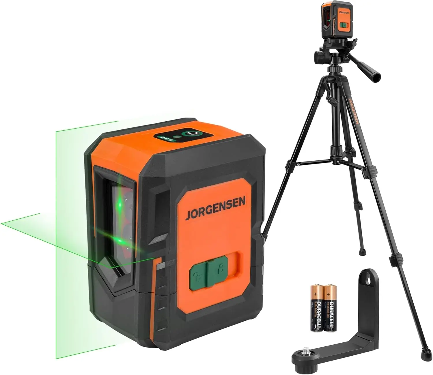 Самовыравнивающийся зеленый лазерный нивелир со штативом, 100 футов, два модуля, магнитное основание для домашних работ
Самовыравнивающийся зеленый лазерный нивелир со штативом, 100 футов, два модуля, магнитное основание для домашних работ