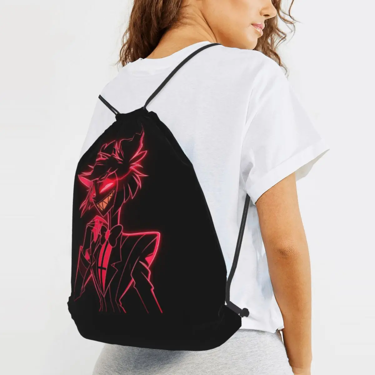 Neon Alastor Backpacks Portable Drawstring Bags Storage Bag Book Bags for Travel School
Neon Alastor Backpacks Portable Drawstring Bags Storage Bag Book Bags for Travel School