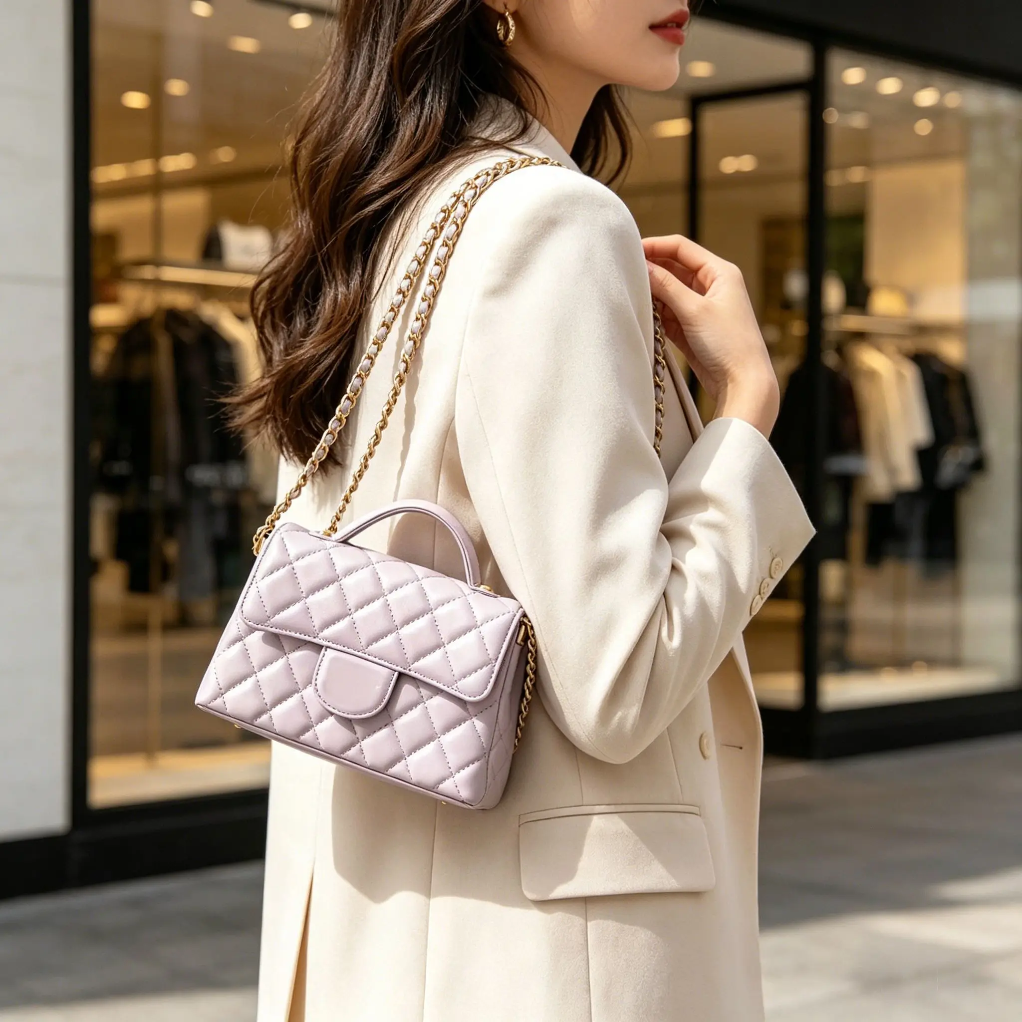 Light Luxury Retro Pastel Pink Mini Crossbody Top Handle Bag Women's Metal Lock Chain Strap Daily Fashion Design Bag
Light Luxury Retro Pastel Pink Mini Crossbody Top Handle Bag Women's Metal Lock Chain Strap Daily Fashion Design Bag
