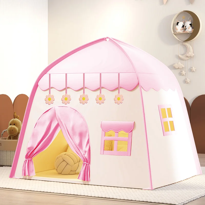 Children's Party Game Tent, Pink Playhouse Toy with Pink Flower Design, Toy Castle Tent for Early Learning and Imaginative Play, Princess Girls' Fairy Tale Toy Castle, Kids' Secret Base, Holiday Gift for Birthday/Christmas/Thanksgiving/Halloween, Accessor
Children's Party Game Tent, Pink Playhouse Toy with Pink Flower Design, Toy Castle Tent for Early Learning and Imaginative Play, Princess Girls' Fairy Tale Toy Castle, Kids' Secret Base, Holiday Gift for Birthday/Christmas/Thanksgiving/Halloween, Accessor