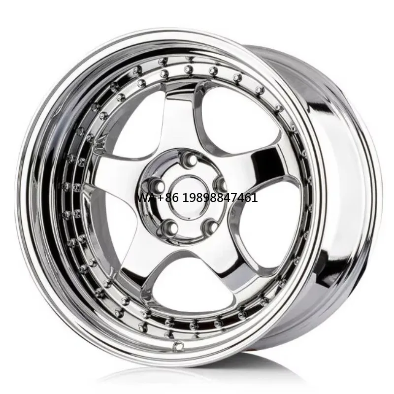 Custom Two-Piece Forged Aluminum Alloy Wheel 18-22 Inches New Condition Chrome Finish 20-35mm ET Sizes for Passenger Cars
Custom Two-Piece Forged Aluminum Alloy Wheel 18-22 Inches New Condition Chrome Finish 20-35mm ET Sizes for Passenger Cars
