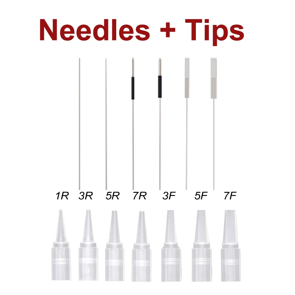 100pcs Disposable permanent Makeup Machine Eyebrow Needles With Big Tips Caps
100pcs Disposable permanent Makeup Machine Eyebrow Needles With Big Tips Caps