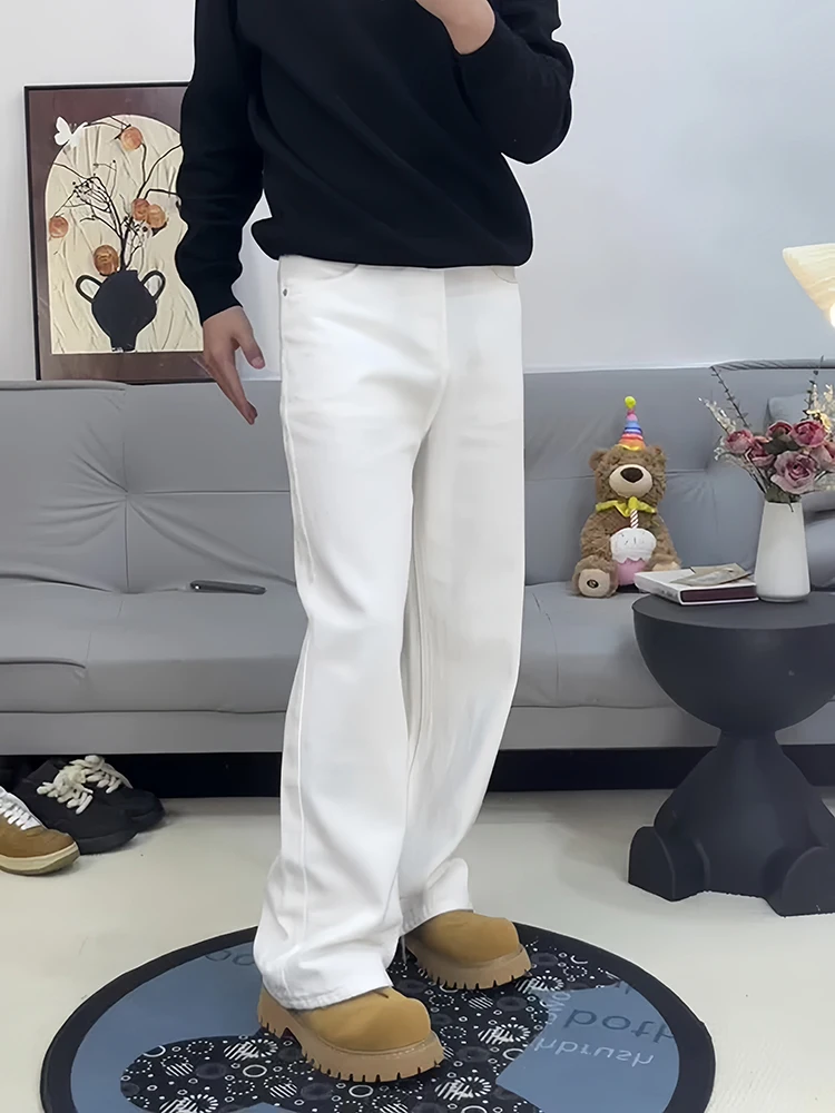 American Paris Bootcut Fce Lined Straight Leg Jeans Men's Autumn Winter High Waist Lift Tummy Micro Flare Pants
American Paris Bootcut Fce Lined Straight Leg Jeans Men's Autumn Winter High Waist Lift Tummy Micro Flare Pants