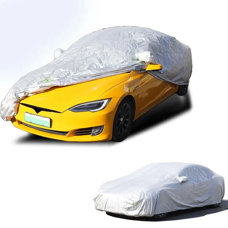 For Tesla Model S 2023-24 Taffeta Silver Car Covers Outdoor Protection Snow Cover Sunshade Waterproof Dustproof Car Accessories
For Tesla Model S 2023-24 Taffeta Silver Car Covers Outdoor Protection Snow Cover Sunshade Waterproof Dustproof Car Accessories