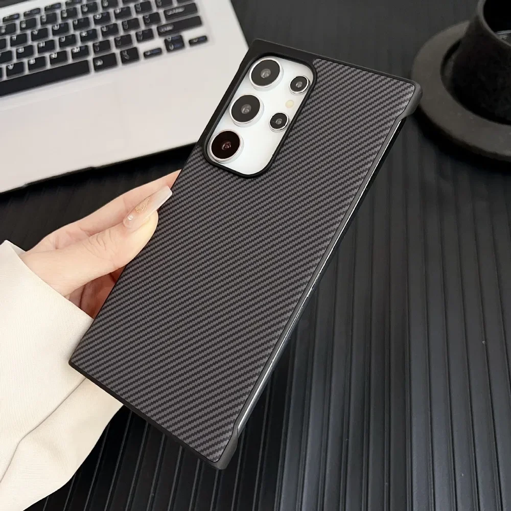 Carbon Fibre Leather Phone Case for Samsung Galaxy S25 S24 Ultra S25 Plus S24 + No Border Anti Fall Measures Protective Cover
Carbon Fibre Leather Phone Case for Samsung Galaxy S25 S24 Ultra S25 Plus S24 + No Border Anti Fall Measures Protective Cover