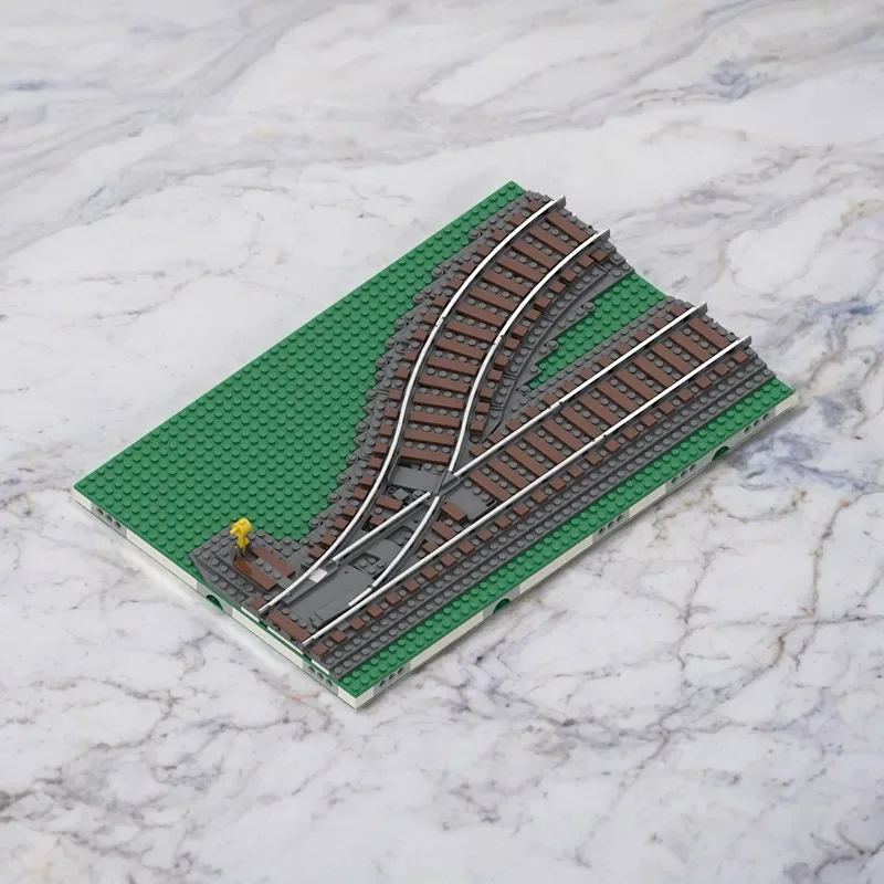 576-Piece Railway Modular Building Blocks Kit, Includes Ballasted Left Switch Return Curve, Enhancing Track Layout Diversity
576-Piece Railway Modular Building Blocks Kit, Includes Ballasted Left Switch Return Curve, Enhancing Track Layout Diversity