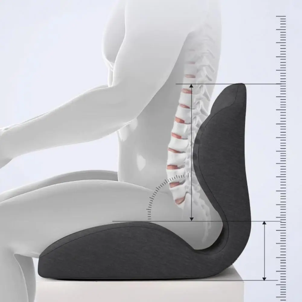Back Support Seat Cushion Ergonomic Seat Cushion with Lumbar Support, Breathable Office Chair Cushion for Back & Butt, High-Dens
Back Support Seat Cushion Ergonomic Seat Cushion with Lumbar Support, Breathable Office Chair Cushion for Back & Butt, High-Dens