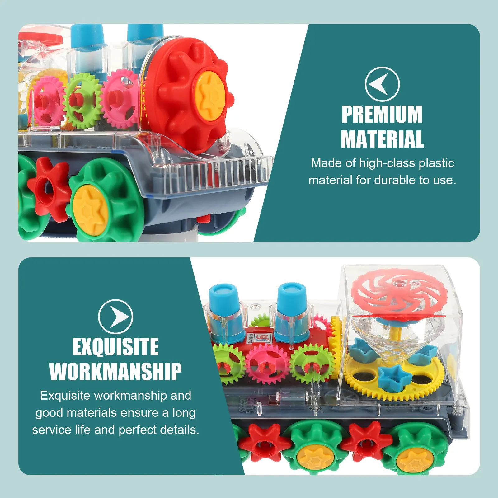 Mechanical Gear Electric Train Light Up Battery Operated Moving Educational Game for Kids 1-3 Battery Operated Train
Mechanical Gear Electric Train Light Up Battery Operated Moving Educational Game for Kids 1-3 Battery Operated Train